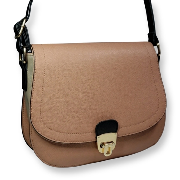 New Look Handbags - NEW LOOK safiano leather satchel shoulder bag
